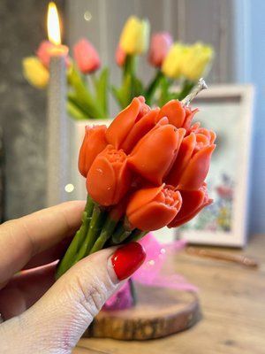 🌷 Свічка &laquo;Тюльпанова весна&raquo;&nbsp; 1113766492_c1 фото