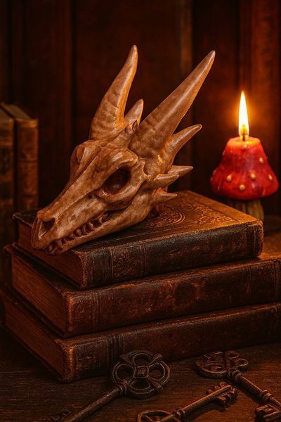 🐉 Декоративный &laquo;Череп Дракона&raquo; 3D_105 фото