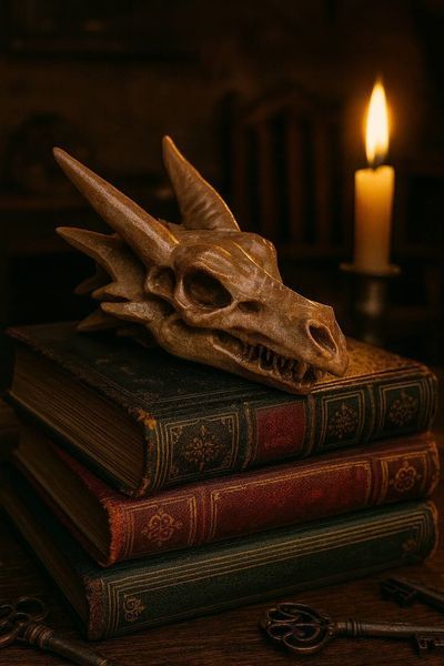 🐉 Декоративный &laquo;Череп Дракона&raquo; 3D_105 фото