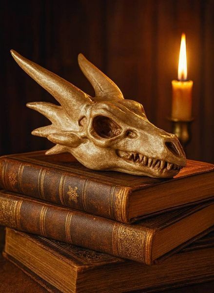 🐉 Декоративный &laquo;Череп Дракона&raquo; 3D_105 фото