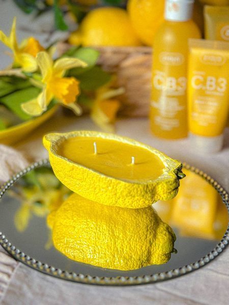 🍋Свеча в виде половинки лимона &laquo;Vero Limone&raquo; 111376966 фото