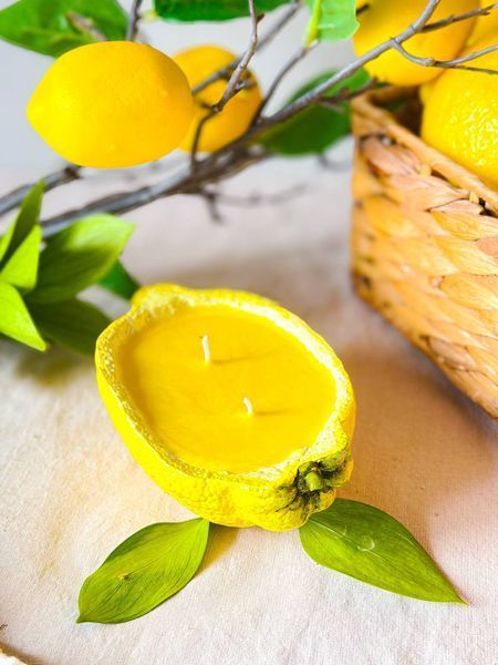 🍋Свеча в виде половинки лимона &laquo;Vero Limone&raquo; 111376966 фото