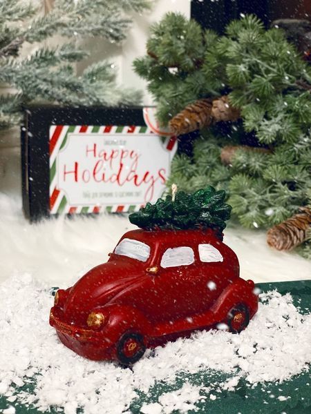 🚗 Свеча &ldquo;Christmas car&rdquo; 11376489 фото