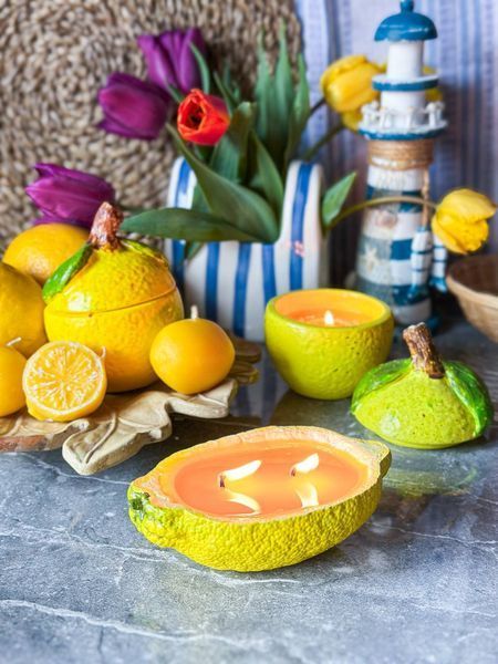 🍋Свеча в виде половинки лимона &laquo;Vero Limone&raquo; 111376966 фото