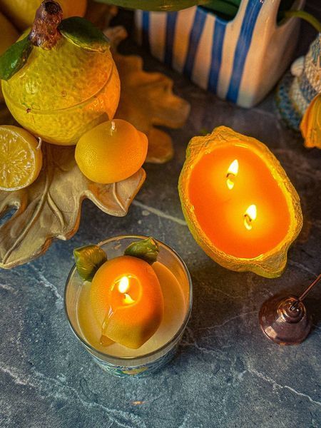 🍋Свеча в виде половинки лимона &laquo;Vero Limone&raquo; 111376966 фото