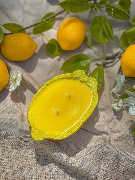 🍋Свеча в виде половинки лимона &laquo;Vero Limone&raquo; 111376966 фото