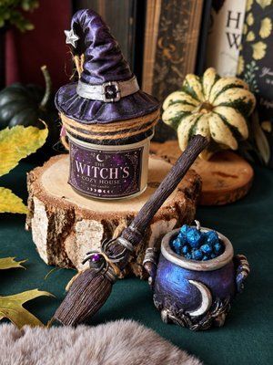 🧹 Набір магічних свічок &laquo;THE WITCH&rsquo;S COZY HOUSE&raquo; 111377106 фото