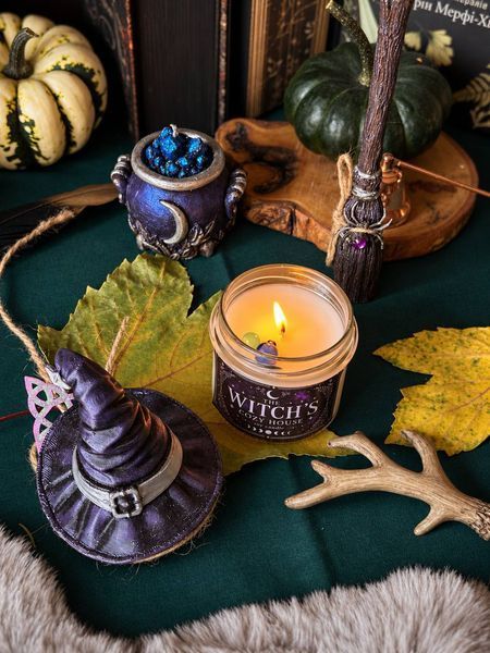 🧹 Набор магических свечей &laquo;THE WITCH&rsquo;S COZY HOUSE&raquo; 111377106 фото