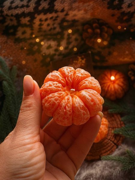 🍊 Свічка &ldquo;Мандарин Нова&rdquo; очищений 111376740 фото