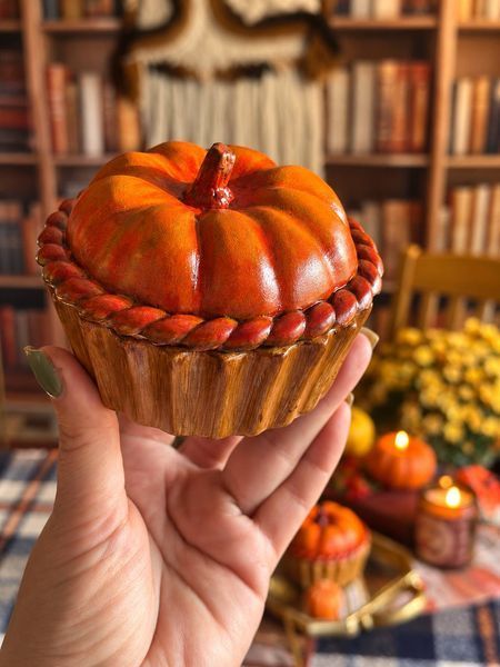 🥧 Свічка &laquo;Гарбузова тарталетка&raquo; 111377110 фото