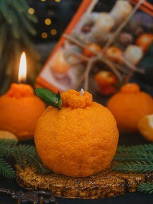 🍊 Свеча "Мандарин XL" 1113766398 фото