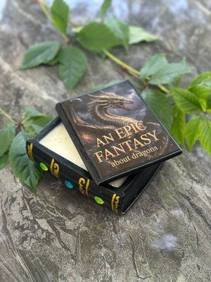 🐉 Свеча-книга &laquo;Эпическое фэнтези о драконах&raquo; 111376864 фото