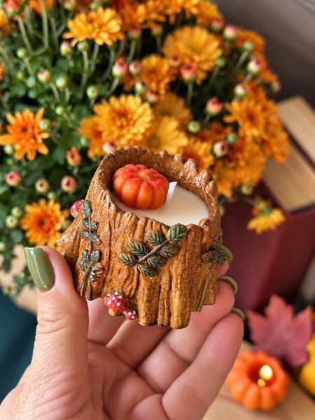 🍄 Свеча &laquo;Лесной пенёчек&raquo; 111377094 фото