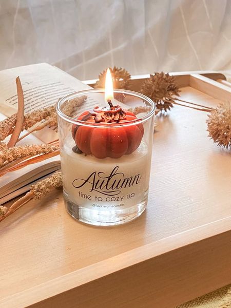 🍁 Свеча «Autumn - time to cozy up!» 11376358 фото