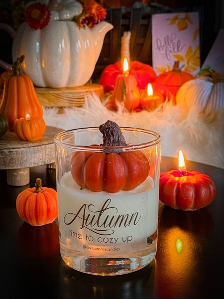 🍁 Свеча «Autumn - time to cozy up!» 11376358 фото