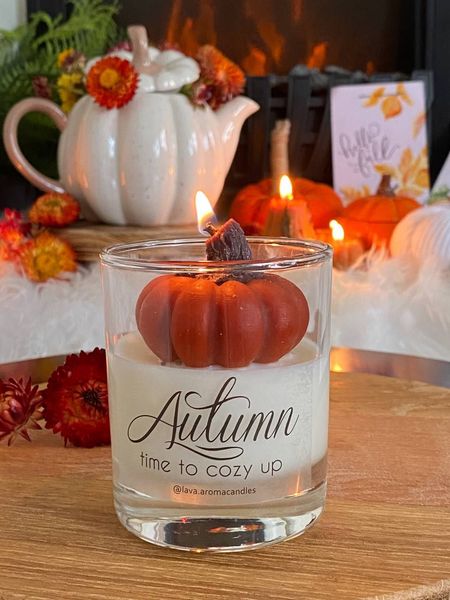 🍁 Свеча «Autumn - time to cozy up!» 11376358 фото