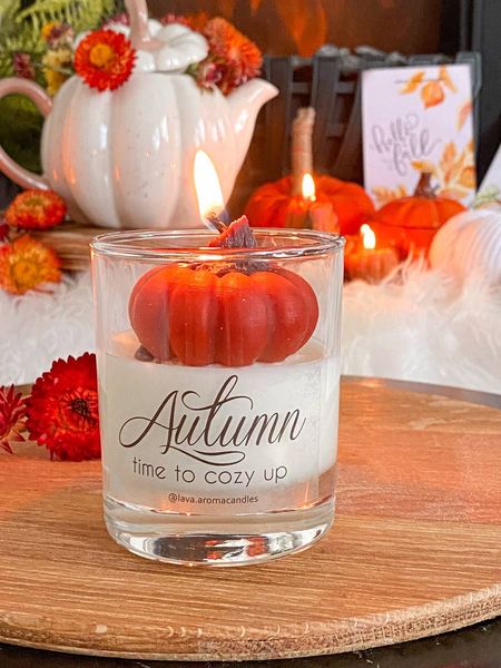 🍁 Свеча «Autumn - time to cozy up!» 11376358 фото