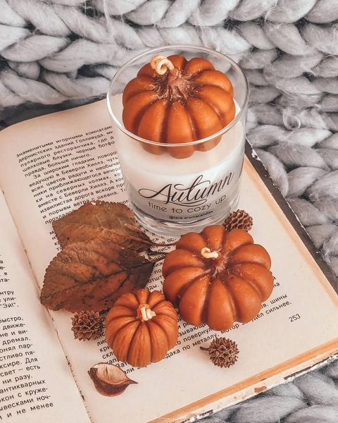 🍁 Свеча «Autumn - time to cozy up!» 11376358 фото