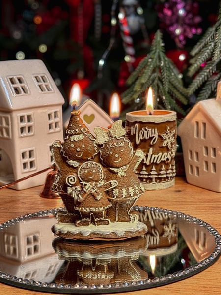 🎄 Набір свічок «Пряникове містечко» 111376820 фото 🎄 Набір свічок «Пряникове містечко» 111376820 фото