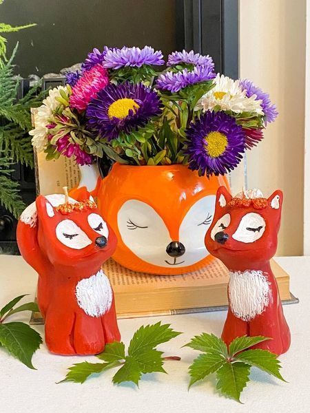 🦊 Свеча из пчелиного воска &laquo;Magic Fox&raquo;&nbsp; 11376378 фото