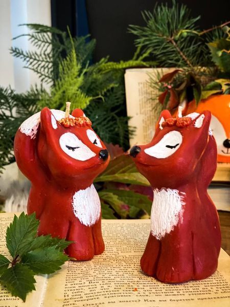 🦊 Свеча из пчелиного воска &laquo;Magic Fox&raquo;&nbsp; 11376378 фото