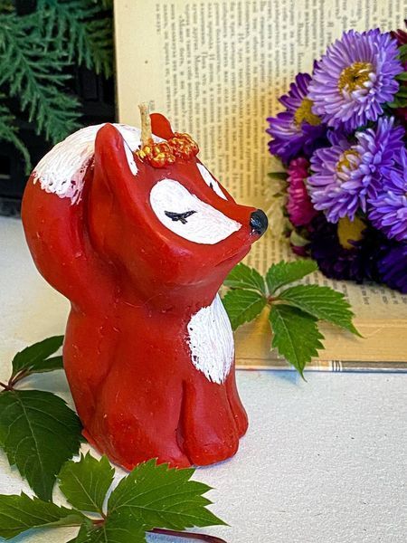 🦊 Свеча из пчелиного воска &laquo;Magic Fox&raquo;&nbsp; 11376378 фото