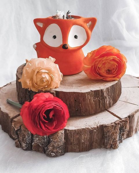 🦊 Соєва свічка "Happy Fox" 11376319 фото