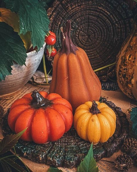 🍂 Набір свічок "Осінній шепіт" 113766346_SML фото