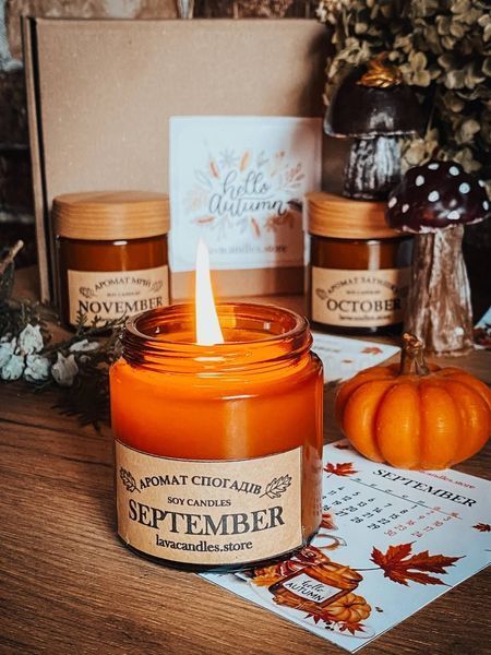 Набір з 6 свічок &ldquo;Hello Autumn&rdquo; 11376380 фото