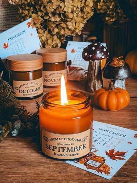 Набір з 6 свічок &ldquo;Hello Autumn&rdquo; 11376380 фото