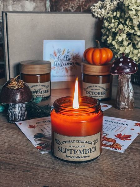 Набір з 6 свічок &ldquo;Hello Autumn&rdquo; 11376380 фото