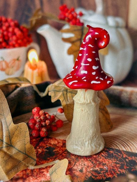 🍂 Набір свічок &laquo;Дари осіннього лісу&raquo; 111376698 фото
