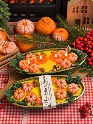 🍊 Свічка &ldquo;Mandarin season&rdquo; 1113766406 фото