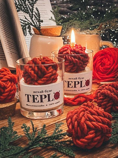 🧶 Набір свічок &laquo;Тепло та затишок&raquo; 10455114 фото