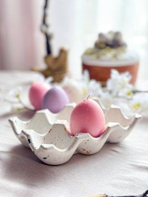 🥚 Гипсовая подставка для яиц 11376646_g фото