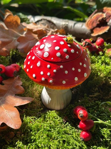 🍄 Свеча &laquo;AMANITA STUDY&raquo; 1113766590 фото