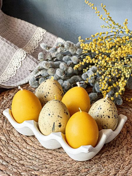 🥚 Гіпсова підставка для яєць 11376646_g фото