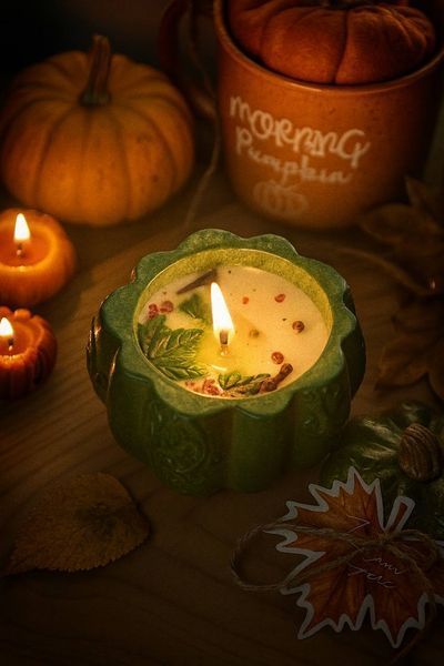 🎃 Свічка &laquo;House warming pumpkin&raquo; 111376702 фото