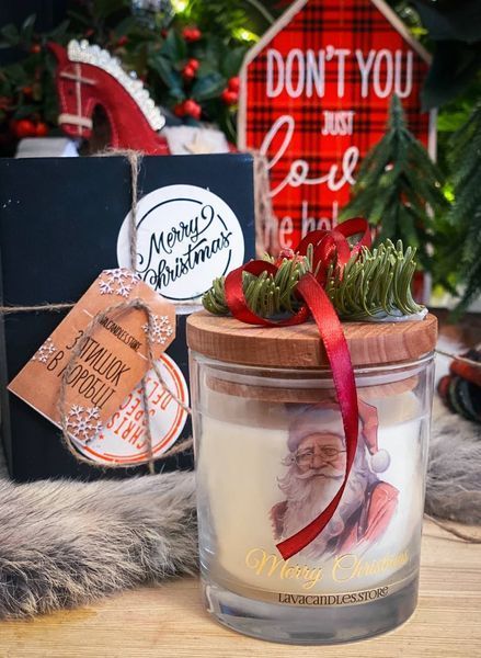 🎅 Свеча &laquo;Рождественский Санта&raquo; 11376505 фото