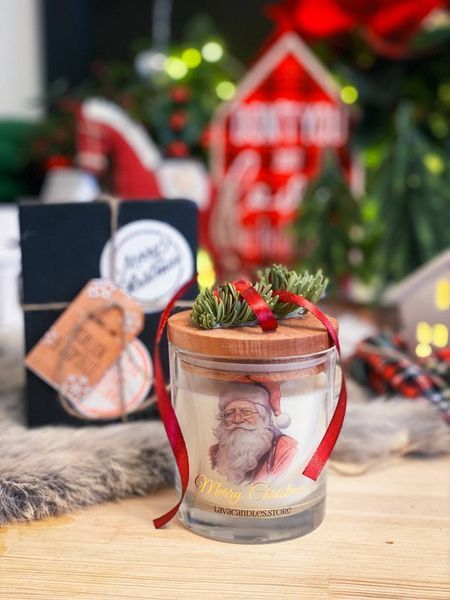 🎅 Свеча &laquo;Рождественский Санта&raquo; 11376505 фото
