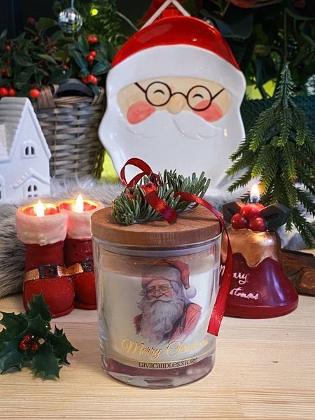 🎅 Свеча &laquo;Рождественский Санта&raquo; 11376505 фото