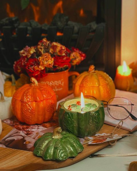🎃 Свічка &laquo;House warming pumpkin&raquo; 111376702 фото