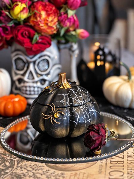 🎃 Свічка &laquo;Готичний гарбуз&raquo; 111377122 фото