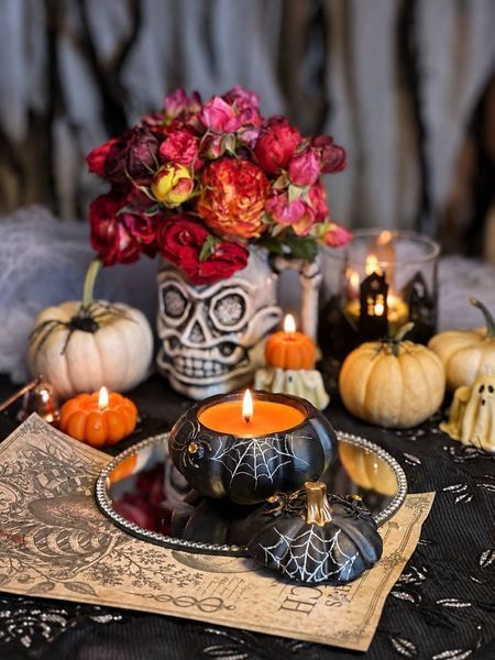 🎃 Свічка &laquo;Готичний гарбуз&raquo; 111377122 фото