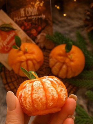 🍊 Свеча &laquo;Мандаринка-клементин&raquo;&raquo; в кожуре 7703662 фото