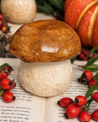 🍄 Соєва свічка &laquo;Гриб Боровик&raquo; 1113766360 фото