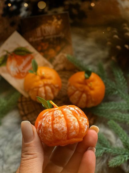🍊 Свічка &laquo;Мандарин-клементин&raquo; в шкірці 7703662 фото