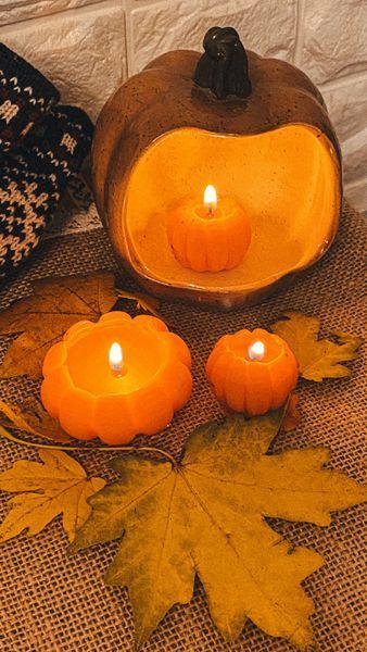 🎃 Свічка &laquo;Гарбузик&raquo; розмір S 11376333 фото