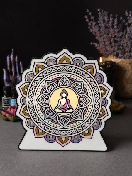 🧘&zwj;♀️ Ночник-мандала для раскрашивания 112_3dl фото