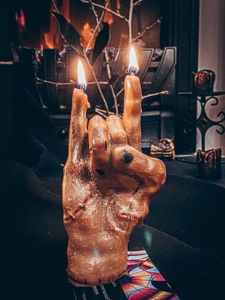 🧿 Свеча &laquo;Рич&raquo; по мотивам сериала &laquo;Венздей&raquo;. 10919589 фото